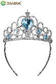 CORONA PRINCIPESSA ARGENTO/CELESTE